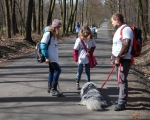 Niebieski dogtrekking - uczniowie73