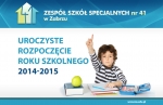Uroczyste rozpoczęcie roku szkolnego 2014/2015